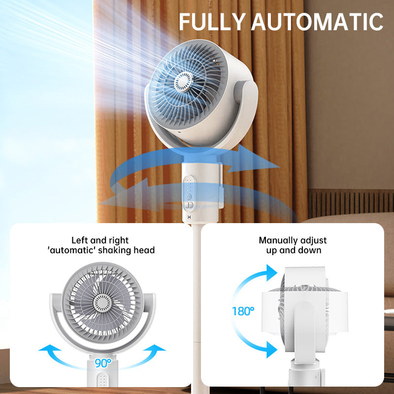 Gluschwein - 🎊Sommeraktion: 50 % Rabatt und versandkostenfrei🌀✨Motor Standventilator, 20dB sehr leiser Ventilator, 30m Wurfweite, 2465m³/h Luftvolumen, Fan mit Fernbedienung & Kühlung
