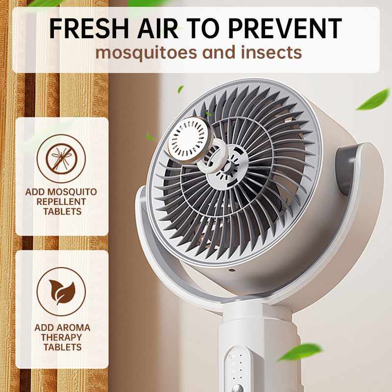 Gluschwein - 🎊Sommeraktion: 50 % Rabatt und versandkostenfrei🌀✨Motor Standventilator, 20dB sehr leiser Ventilator, 30m Wurfweite, 2465m³/h Luftvolumen, Fan mit Fernbedienung & Kühlung