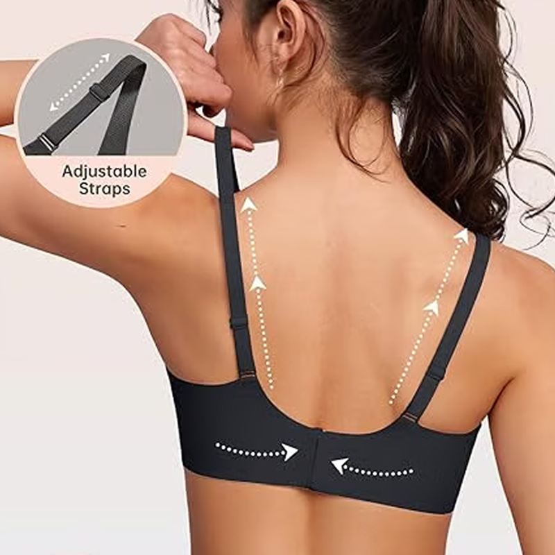 Gluschwein - ⏳Begrenzte Zeit 50% Rabatt💥Nahtloser Push-up-BH mit tiefem V-Ausschnitt und ohne Bügel