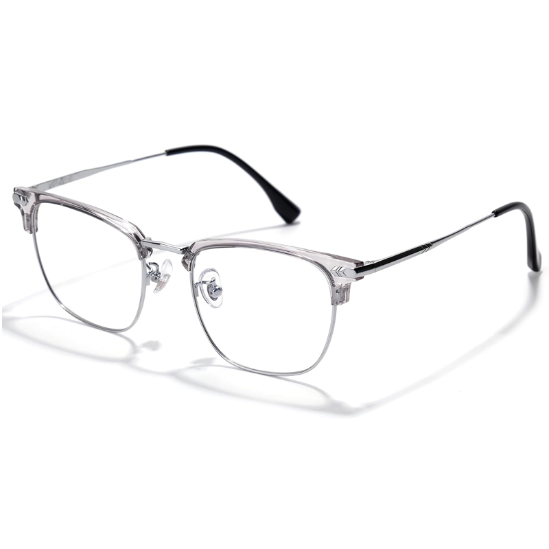 🔥Solange der Vorrat reicht 40 % Rabatt!🎉Modische halbrandlose Brille mit Blaulichtschutz