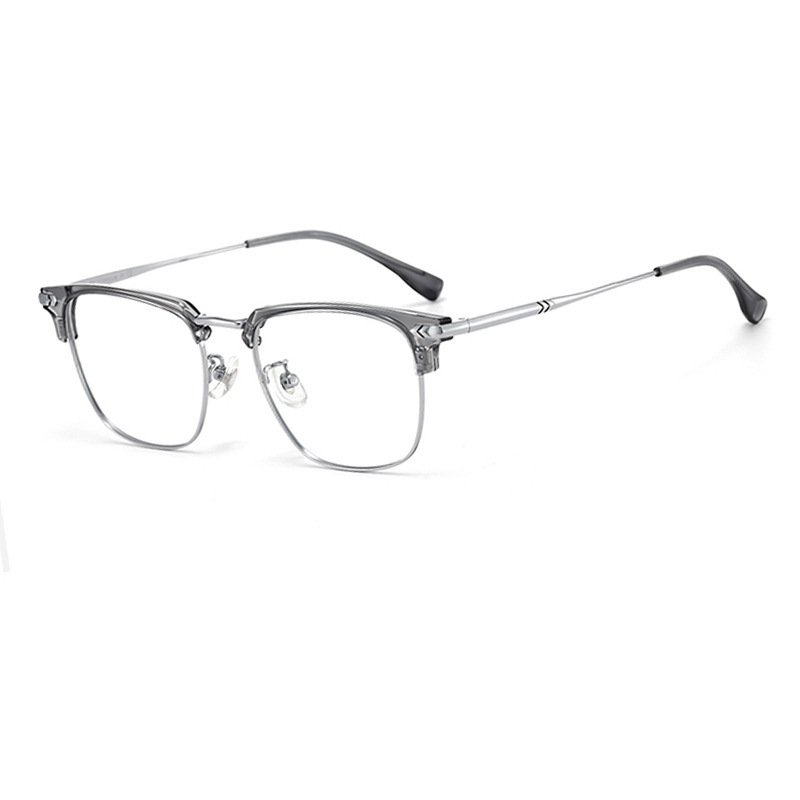 🔥Solange der Vorrat reicht 40 % Rabatt!🎉Modische halbrandlose Brille mit Blaulichtschutz