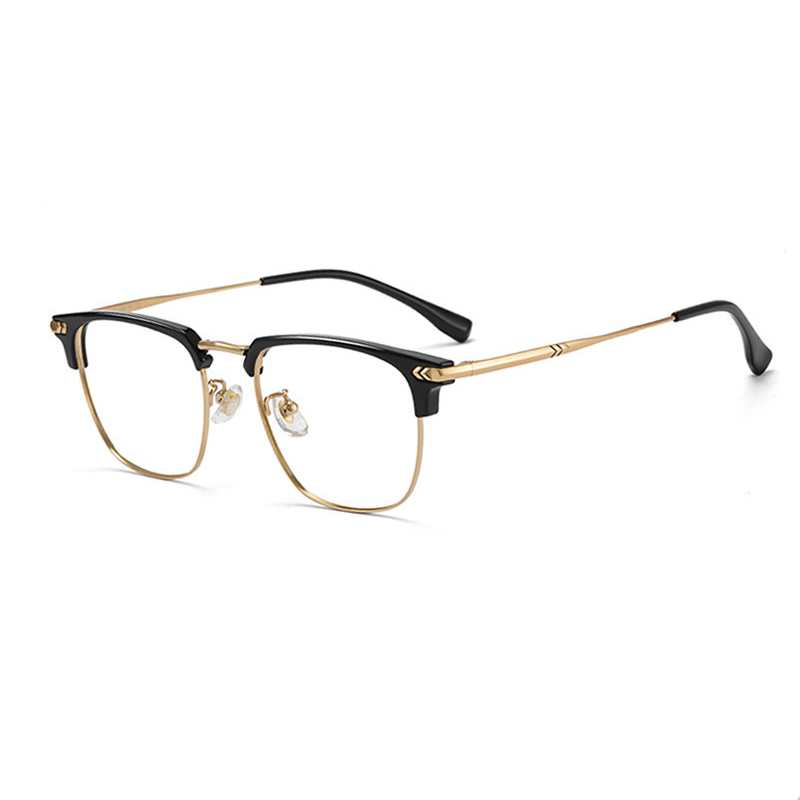 🔥Solange der Vorrat reicht 40 % Rabatt!🎉Modische halbrandlose Brille mit Blaulichtschutz