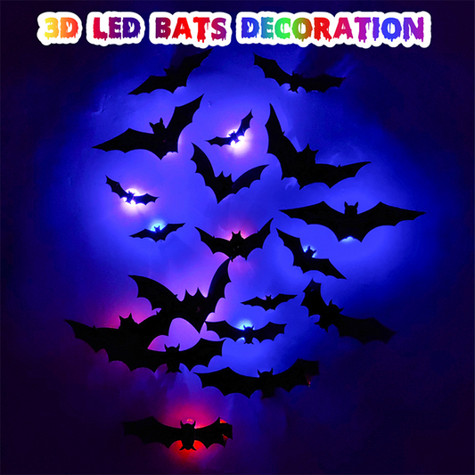 Gluschwein - 🦇Halloween 3D Bat LED Wall Light Decor