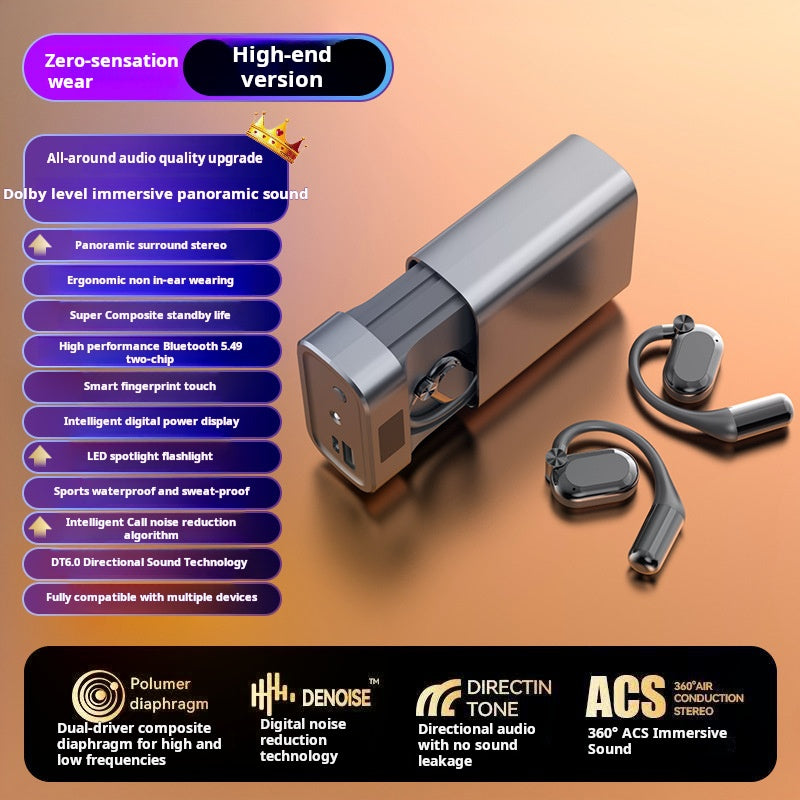 Gluschwein - 🎧 50 % Rabatt – Kabellose Open-Ear-Clip-Kopfhörer – leicht, komfortabel & mit langer Akkulaufzeit – ideal für Sport & Alltag 🏃