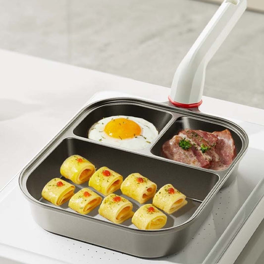 3-in-1 Tassenförmige Bratpfanne mit hoher Kapazität