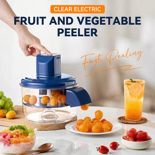 Gluschwein - ✨50% RABATT! 🍇🧄 Transparenter elektrischer Obst- und Gemüseschäler – Schnell, einfach und effizient. Perfekt für die täglichen Küchenarbeiten!