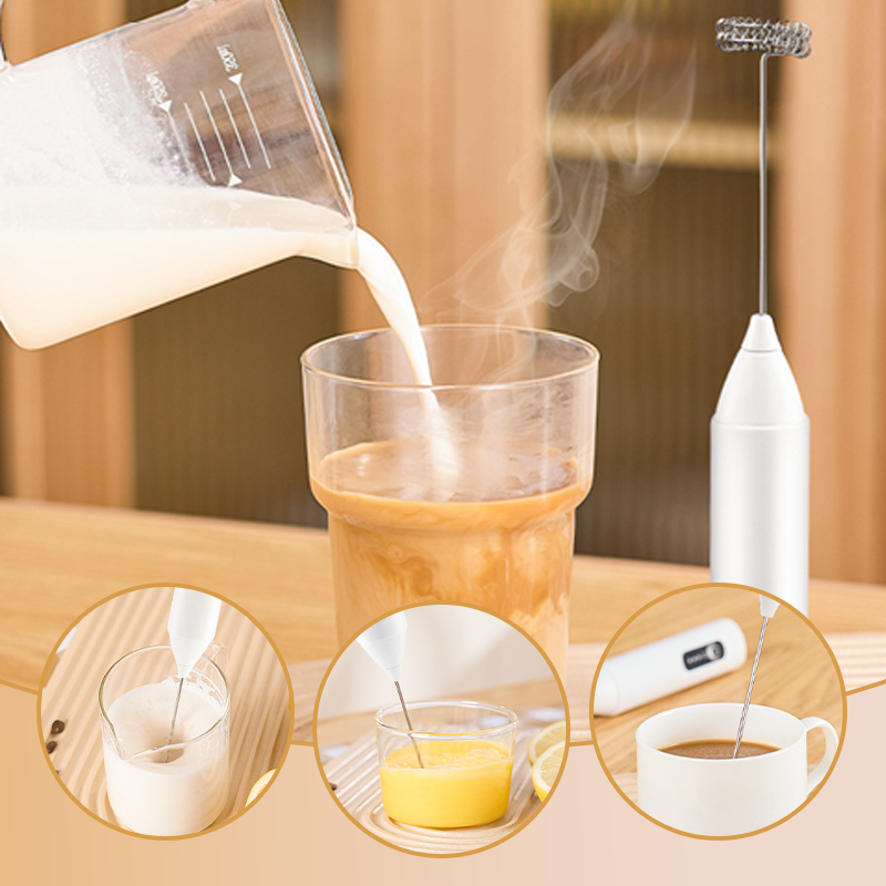 50% RABATT☕Mobiler Milchaufschäumer – elektrisch, schnell & einfach – perfekt für zu Hause & unterwegs☕🥛