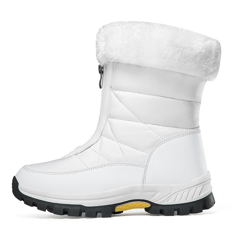 👢❄️ Neuheiten – Warme Schneestiefel mit Reißverschluss – rutschfest und bequem
