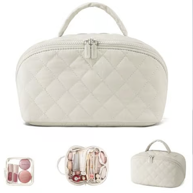 Kosmetiktasche mit Griff | Heute 50% Rabatt