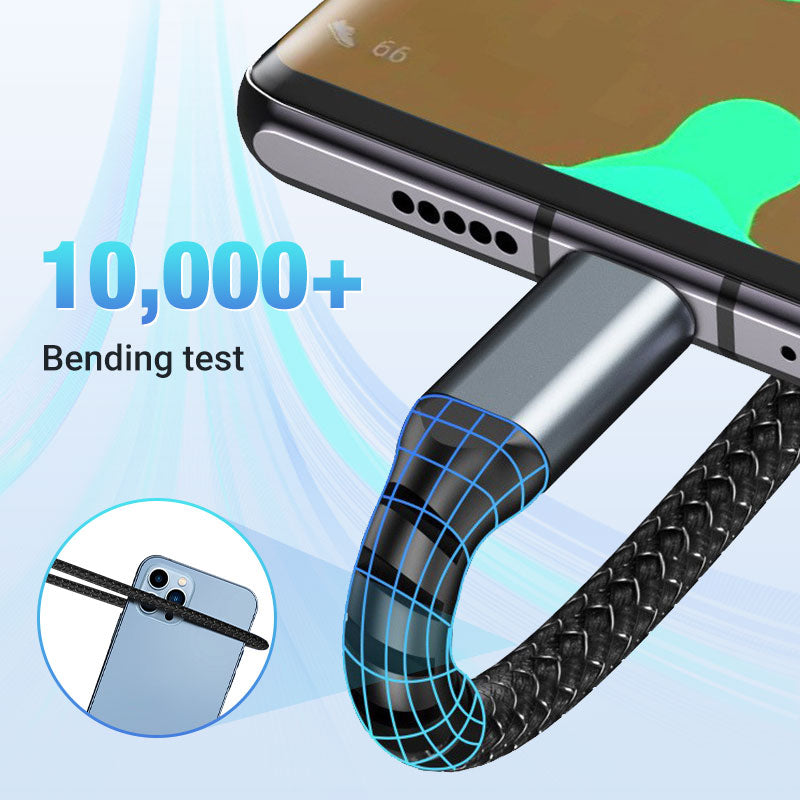3-in-1-Schnellladekabel(Nur 3.99 €)