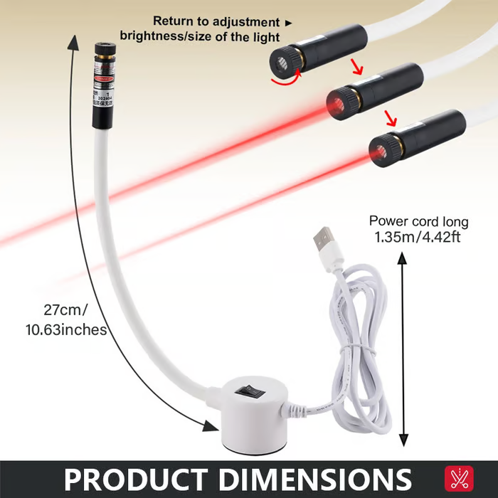 Gluschwein - 🧵Nähhilfe Essential✨50 % Rabatt🔥Magnetische Positionierungs-Quiltleuchte für Nähmaschinen💡