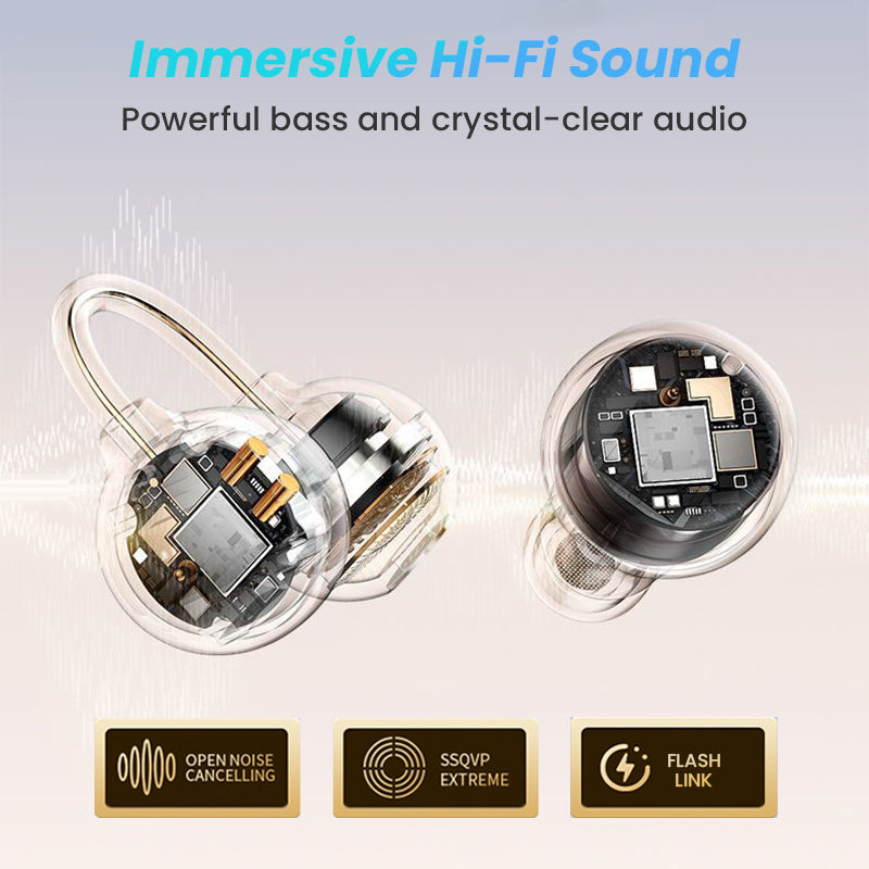 📢📢50% RABATT !!⏰2-in-1 TWS Ohrhörer mit Open-Ear & In-Ear Sets