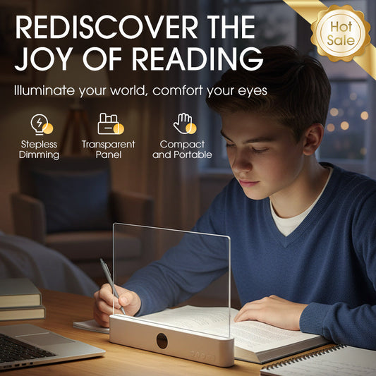 📚✨Tragbare augenschonende LED-Leselampe✔️Dimmbar & USB-aufladbar🔌