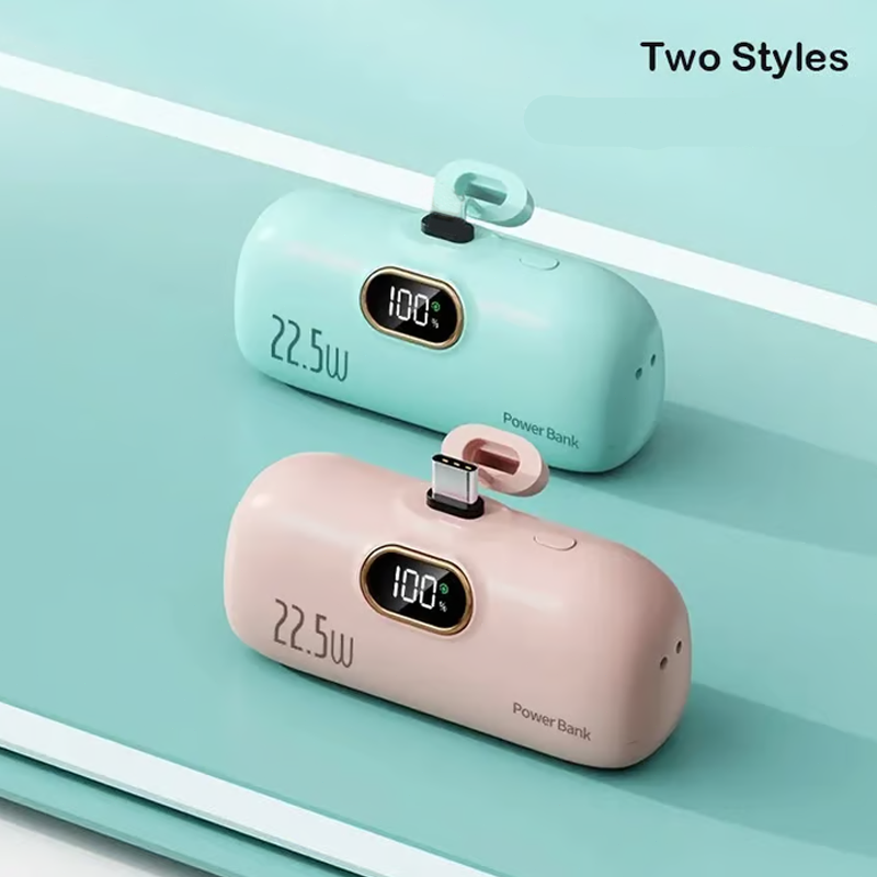 🔋 49% RABATT! 📱 Mini-Powerbank 5000mAh – Tragbar, Schnellladung & Perfekt für Unterwegs ✨
