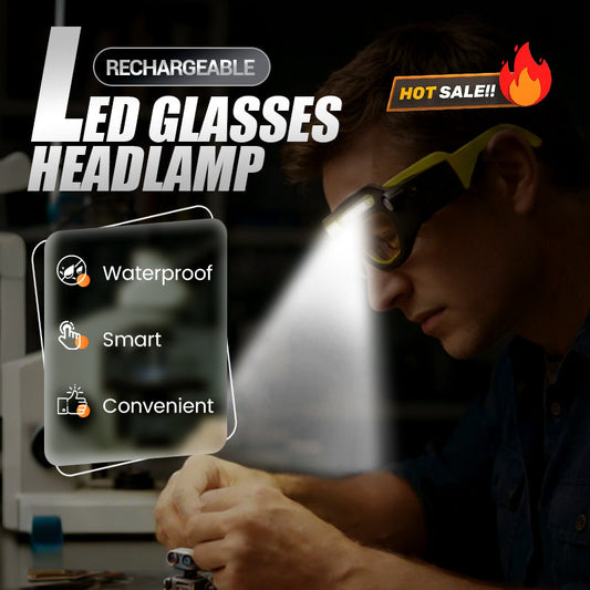 Gluschwein - ⏰ 🔦 Limitierter Mega-Deal: Kauf 3, erhalt 4 & spare 50%! 👓 Die wiederaufladbare Stirnlampe für jede Brille. Hände frei, Licht parat.
