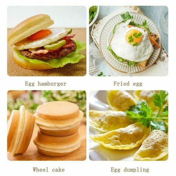 🍳🥚 Vier-Loch Eierpfanne – Perfektes Omelett & Frühstück in nur 5 Minuten!