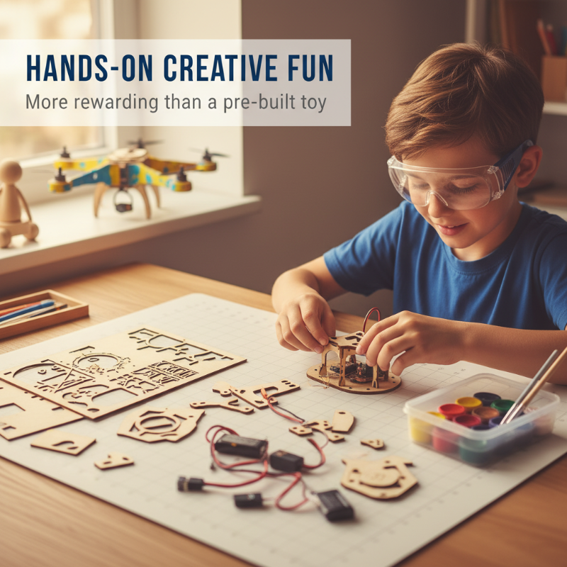 ✈️🚁 50% RABATT! DIY-Holz-Drohnen-Bausatz für Kinder – Höhenstabilisierung, stabile Fernsteuerung & extra Sicherheit! 🎁✨