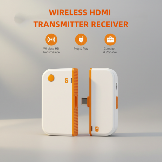 Gluschwein - 📡 Universeller Wireless-Display-Adapter – USB-C auf HDMI, Audio & Video synchron, kompatibel mit Smartphone, Laptop & TV 📱💻