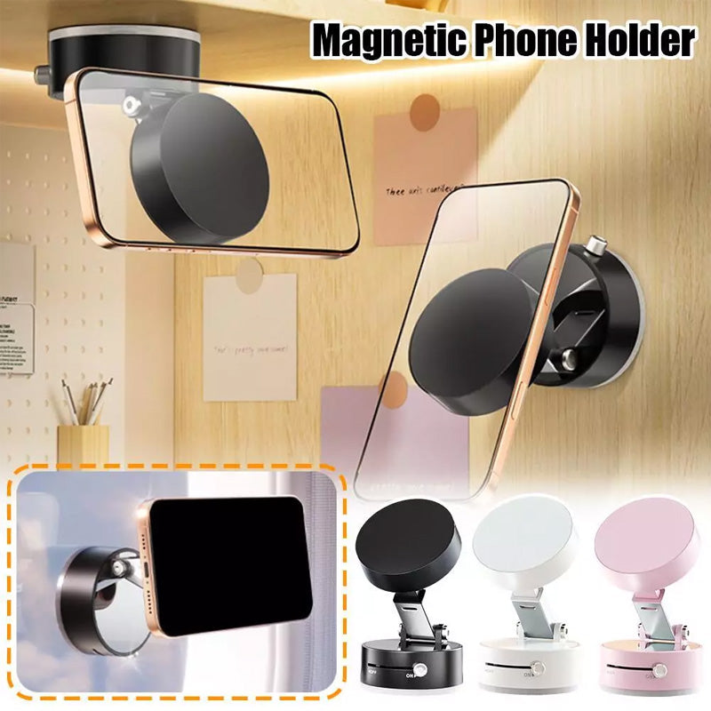 💥Begrenztes Zeitangebot: 49% Rabatt🎁Faltbarer tragbarer Vakuum-Magnet-Handyhalter