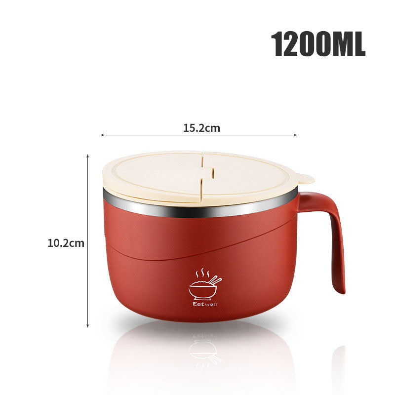 304 Edelstahl isolierte Ramen-Schüssel