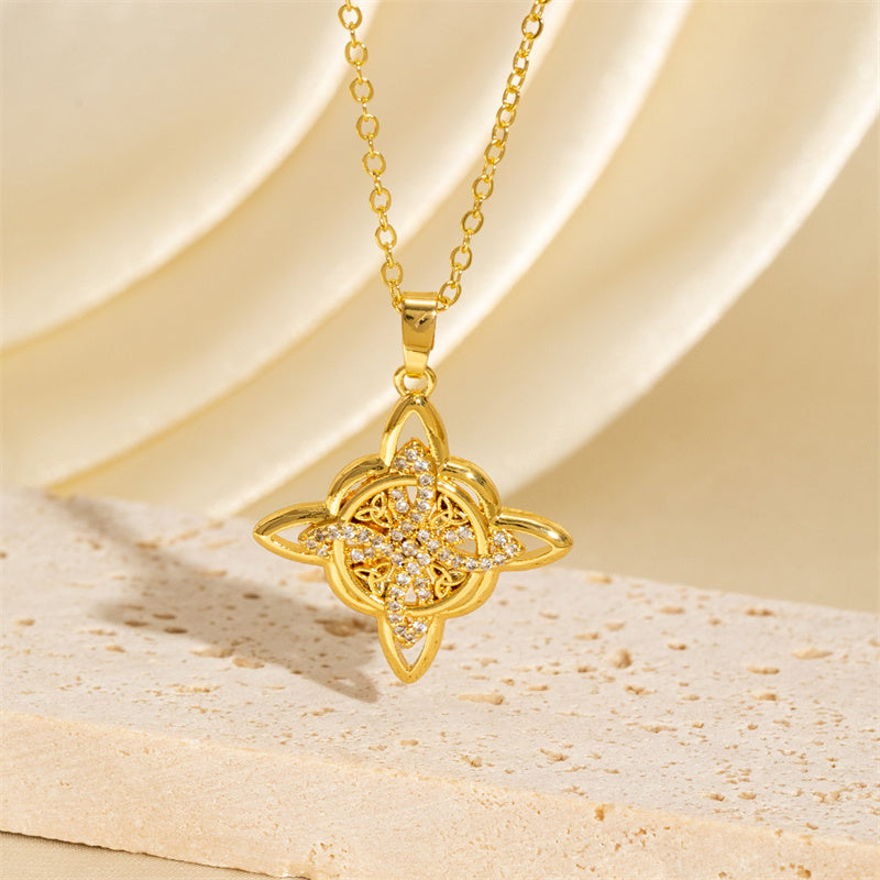 🔥Solange der Vorrat reicht 40 % Rabatt!🎉Unisex Witch Knot Pendant Necklace📿