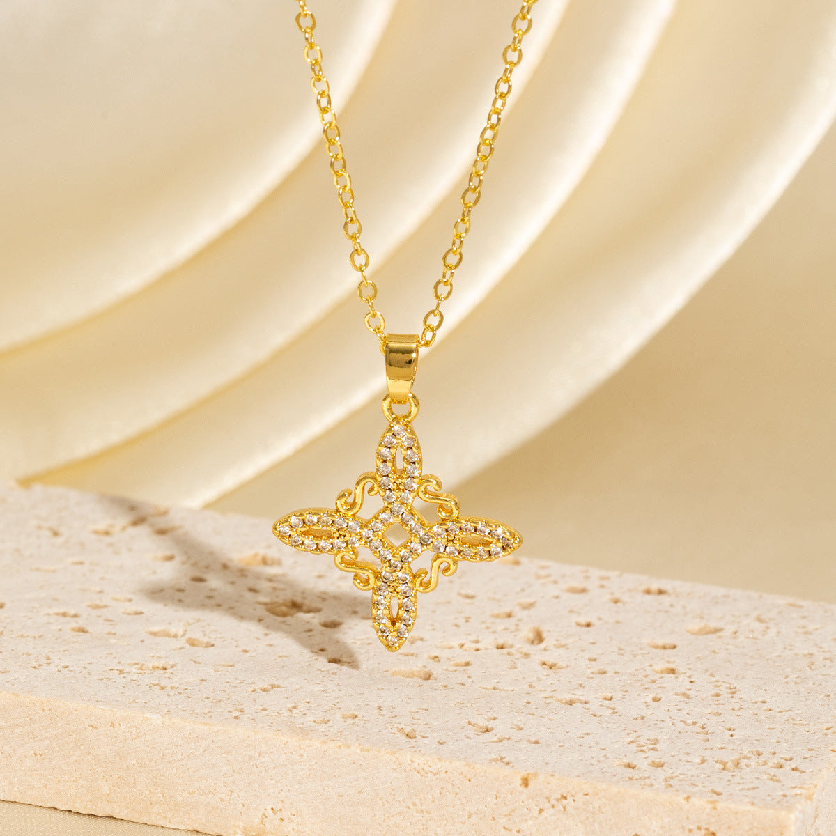 🔥Solange der Vorrat reicht 40 % Rabatt!🎉Unisex Witch Knot Pendant Necklace📿