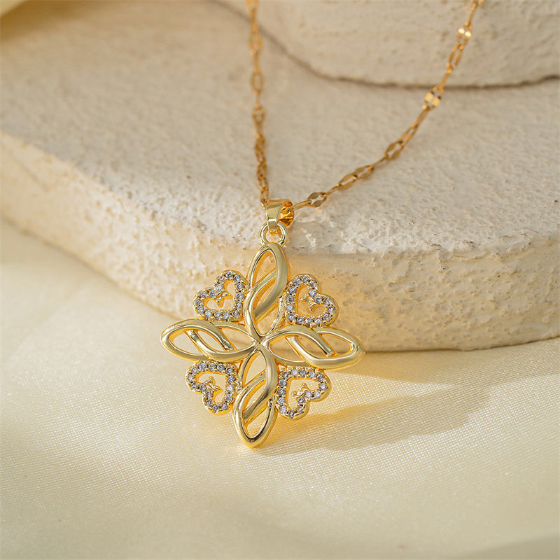 🔥Solange der Vorrat reicht 40 % Rabatt!🎉Unisex Witch Knot Pendant Necklace📿