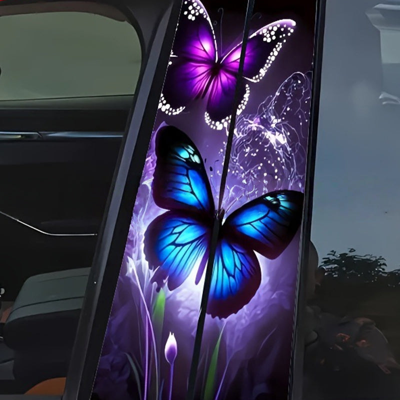 Gluschwein - B-Säulen-Kratzschutz 🚗 Schützt vor Schlüsselkratzern + hochauflösendes Design + UV-Schutz. Einfach selbst anbringen und Ihrem alten Auto neuen Glanz verleihen! 🎨