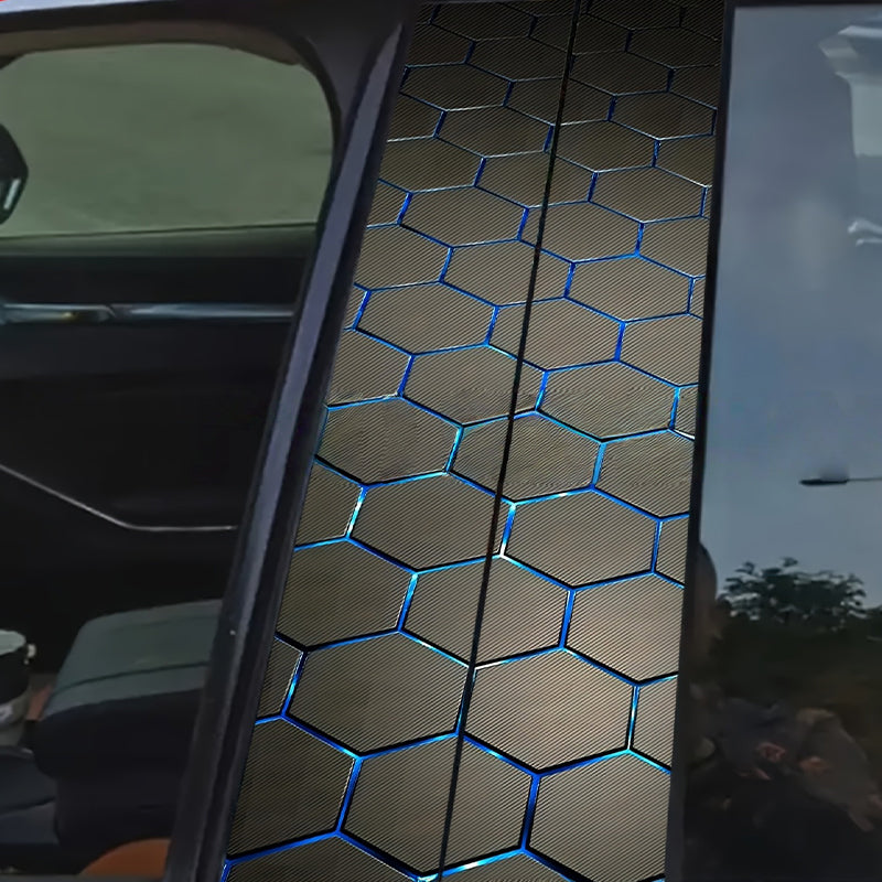 Gluschwein - B-Säulen-Kratzschutz 🚗 Schützt vor Schlüsselkratzern + hochauflösendes Design + UV-Schutz. Einfach selbst anbringen und Ihrem alten Auto neuen Glanz verleihen! 🎨