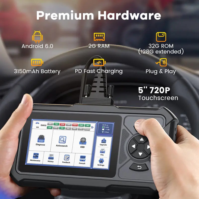 🏅55 % Rabatt🔥Multifunktionaler OBD2-Diagnosescanner für Fahrzeugmotore