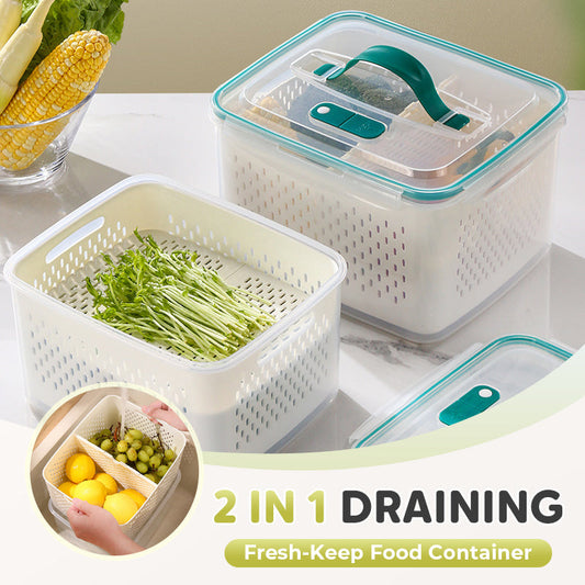 Gluschwein - 🥗 49% Rabatt! 🧊 5er-Set Kühlschrank-Aufbewahrungsboxen – stapelbare Obstboxen mit abnehmbarem Sieb, BPA-frei, ideal für Picknicks und Camping 🥦