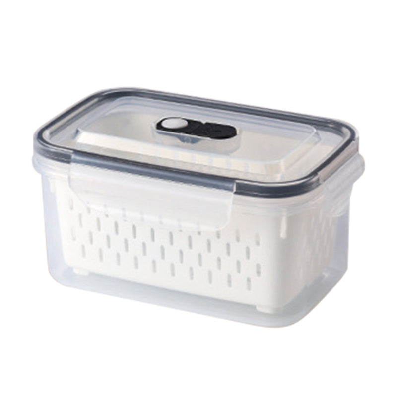 🥗 49% Rabatt! 🧊 5er-Set Kühlschrank-Aufbewahrungsboxen – stapelbare Obstboxen mit abnehmbarem Sieb, BPA-frei, ideal für Picknicks und Camping 🥦