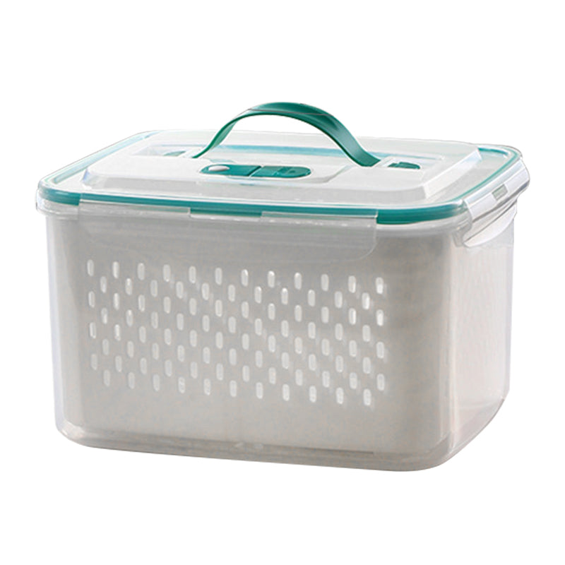 🥗 49% Rabatt! 🧊 5er-Set Kühlschrank-Aufbewahrungsboxen – stapelbare Obstboxen mit abnehmbarem Sieb, BPA-frei, ideal für Picknicks und Camping 🥦