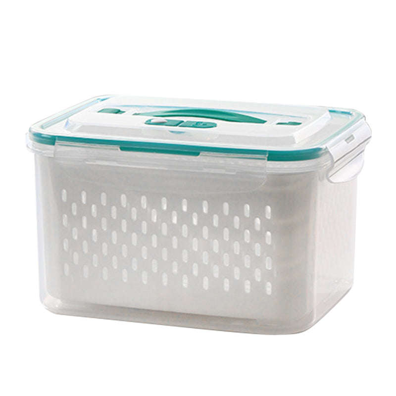 🥗 49% Rabatt! 🧊 5er-Set Kühlschrank-Aufbewahrungsboxen – stapelbare Obstboxen mit abnehmbarem Sieb, BPA-frei, ideal für Picknicks und Camping 🥦