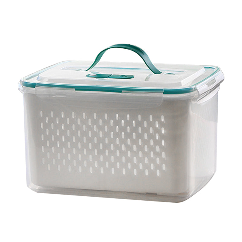 🥗 49% Rabatt! 🧊 5er-Set Kühlschrank-Aufbewahrungsboxen – stapelbare Obstboxen mit abnehmbarem Sieb, BPA-frei, ideal für Picknicks und Camping 🥦