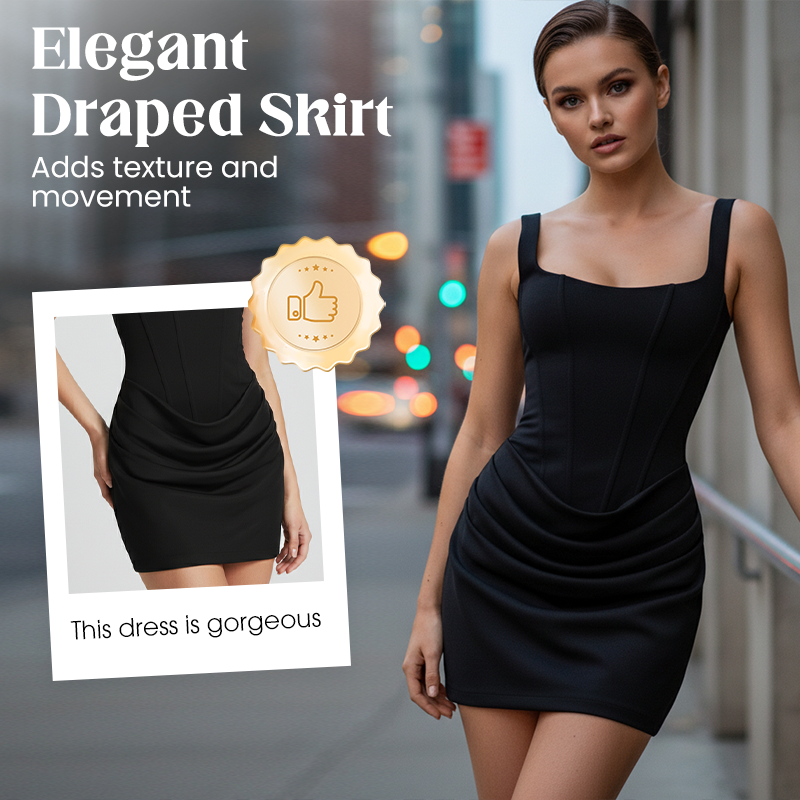 🔥Solange der Vorrat reicht 49 % Rabatt!🎉Damen Sleeveless Sexy Midi-Kleid