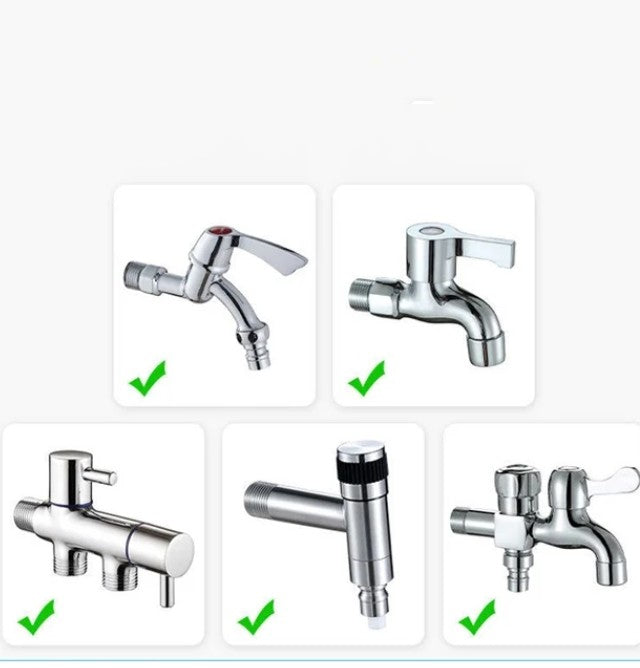 Kupfer-Wasserrohradapter und Düse für Hochdruck-Wasserschlauch
