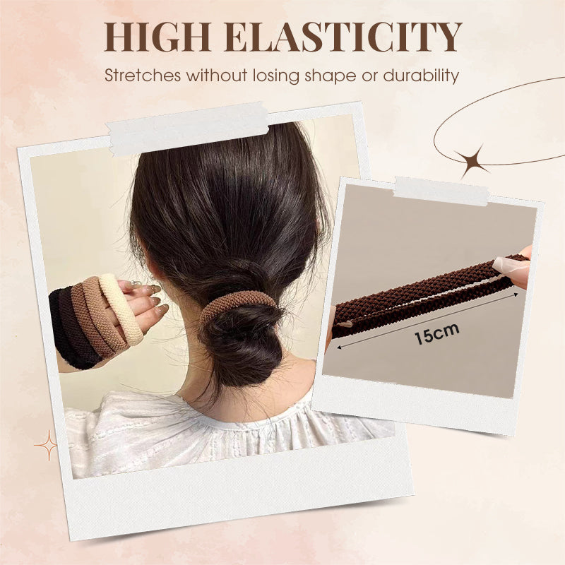 Gluschwein - 🔥2+1 GRATIS! Hochwertiges, breites Elastik-Haargummi – Komfortabel & Schonend 💖