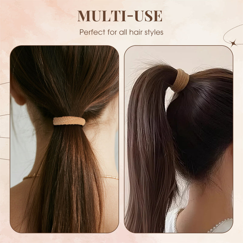 Gluschwein - 🔥2+1 GRATIS! Hochwertiges, breites Elastik-Haargummi – Komfortabel & Schonend 💖