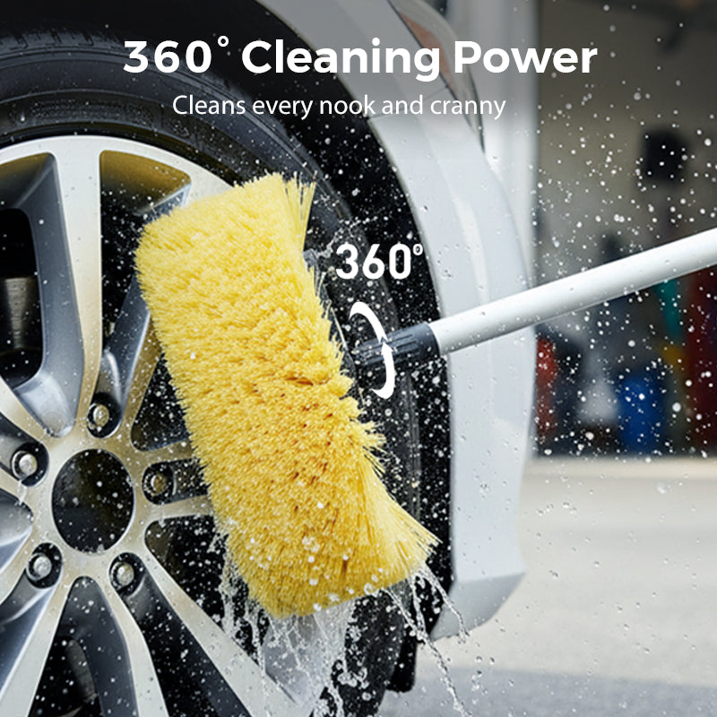 Gluschwein - 🚗 Ausziehbare Autowaschbürste – 60" langer Stiel, 360° Reinigung! ✨ Höher reichen, smarter schrubben – schonend zum Lack, hart gegen Schmutz! 🧼💦
