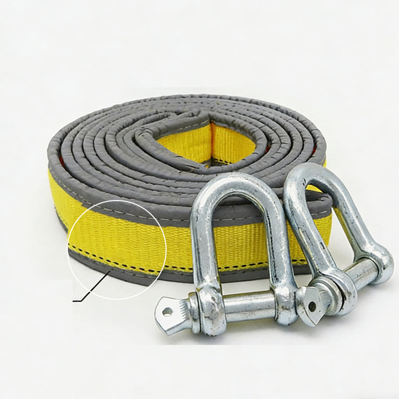 3-Ton Tow Rope with U-Shackle Hooks