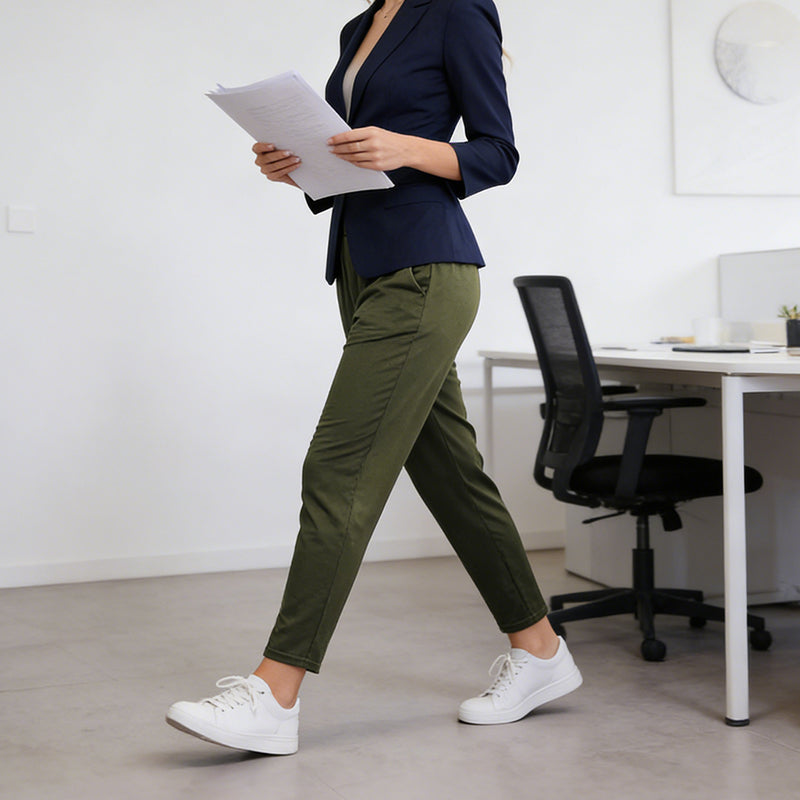 Gluschwein - Damen-Karottenhose in großen Größen mit Taschen