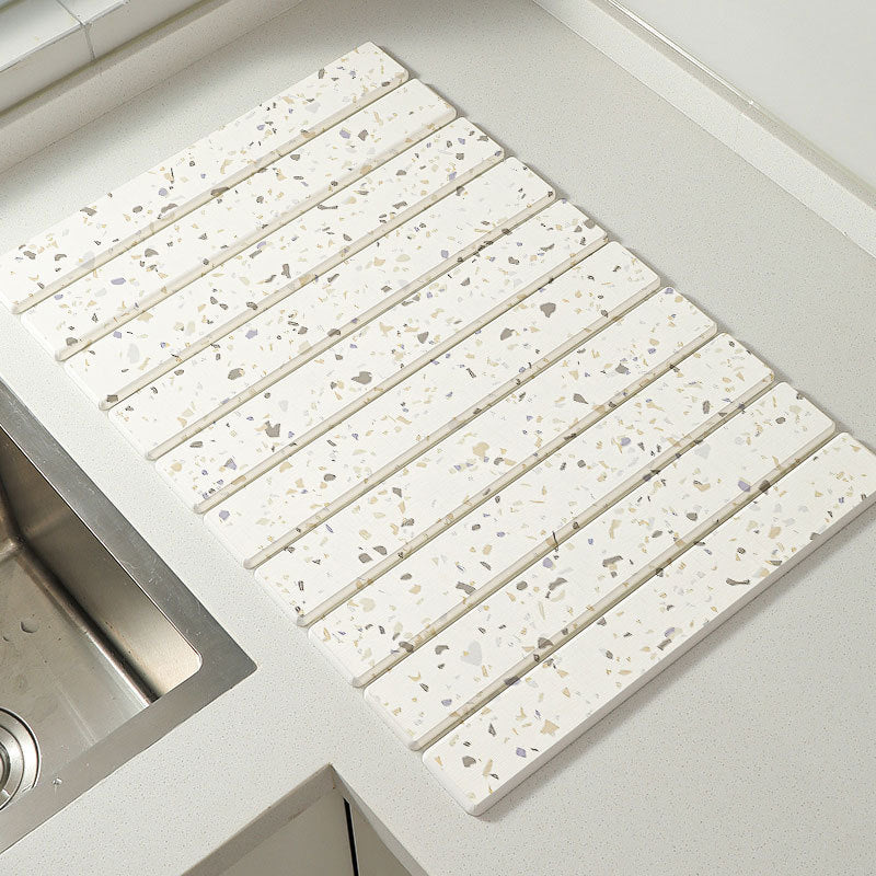Luxuriöse Marmor-Optik Kieselgur-Trockenmatte – 60-Sekunden super saugfähig & hitzebeständig