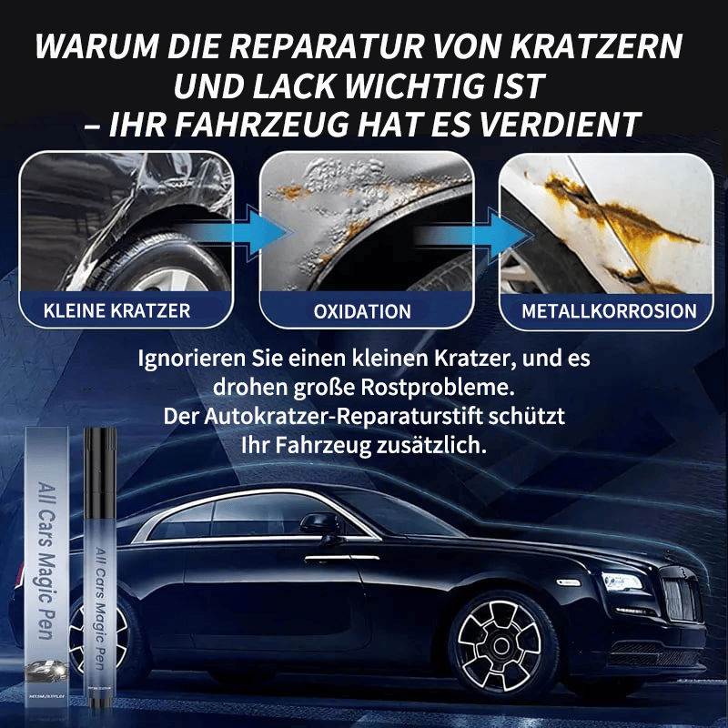 Gluschwein - 🚗Magischer Autokratzer-Entfernungsstift – Sofortige Lackreparatur und Glanz 🛠️