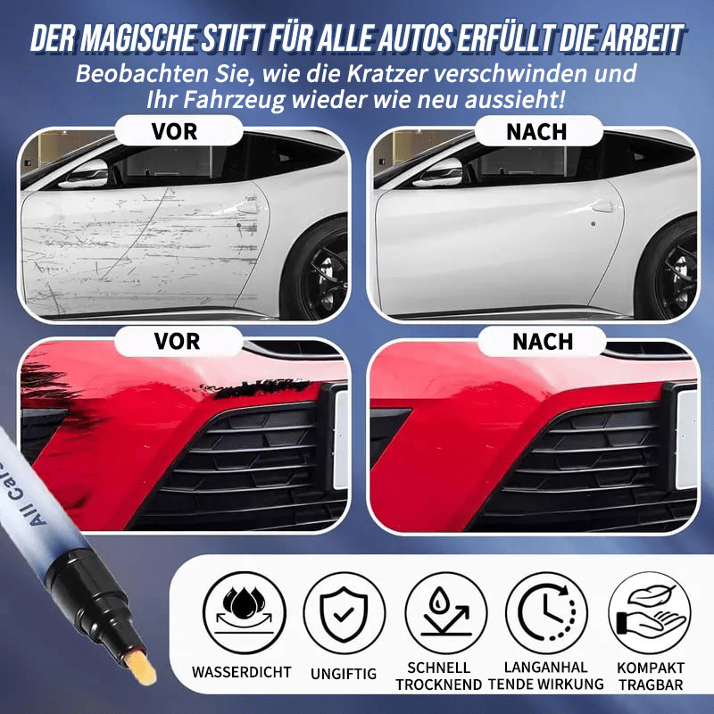 Gluschwein - 🚗Magischer Autokratzer-Entfernungsstift – Sofortige Lackreparatur und Glanz 🛠️