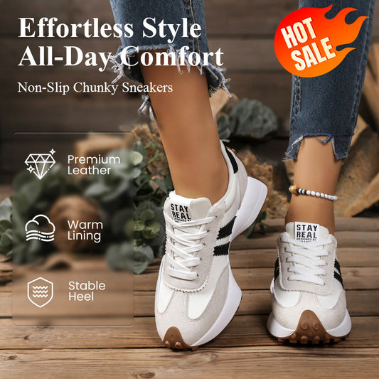 Gluschwein - 🎁Neuheiten 2026 – 49 % reduziert!💥✨Neue Damen-Freizeitschuhe für Frühling und Herbst: Runde Zehenpartie, dicke Sohle👟🔥