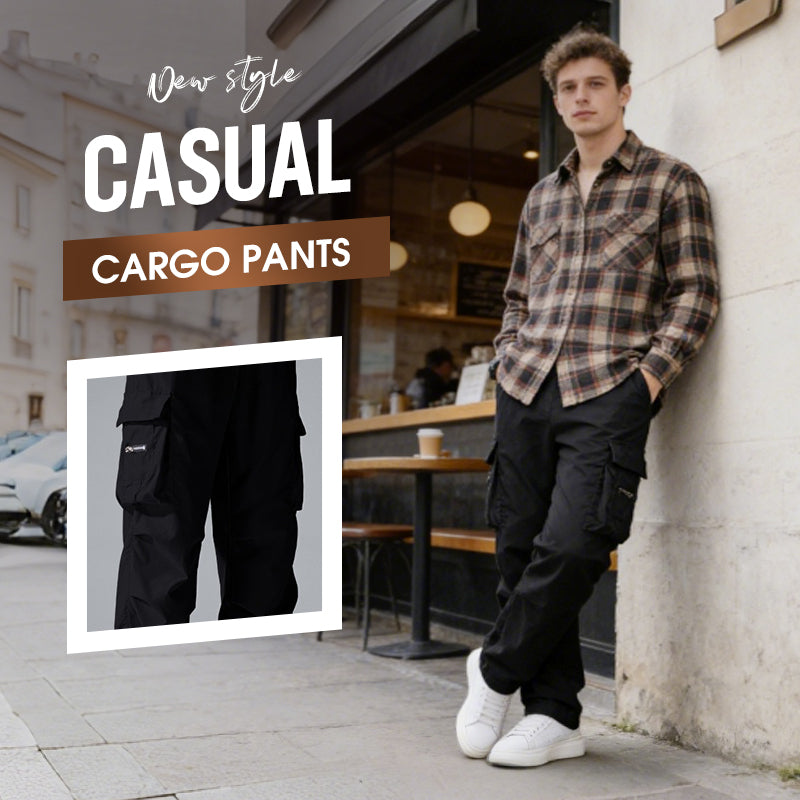 Lässige Herren-Cargohose mit mehreren Taschen