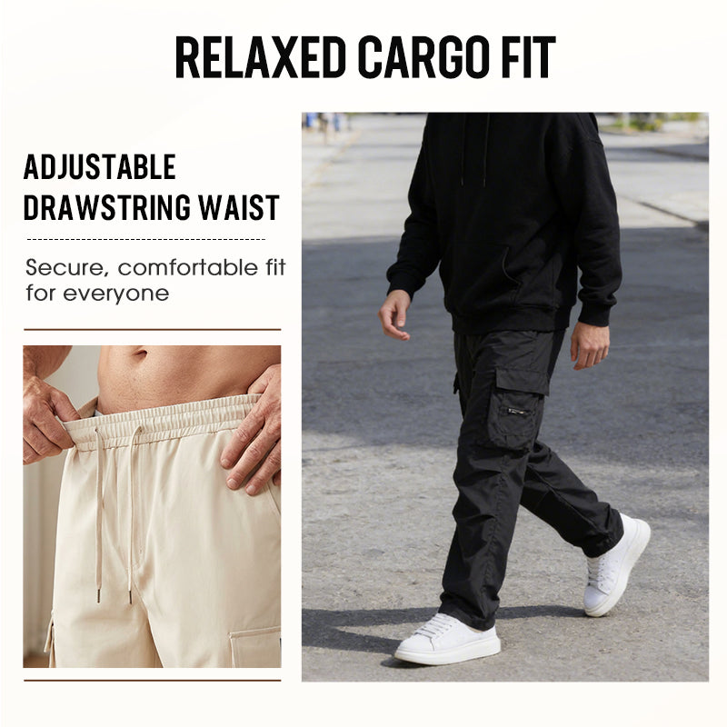Lässige Herren-Cargohose mit mehreren Taschen