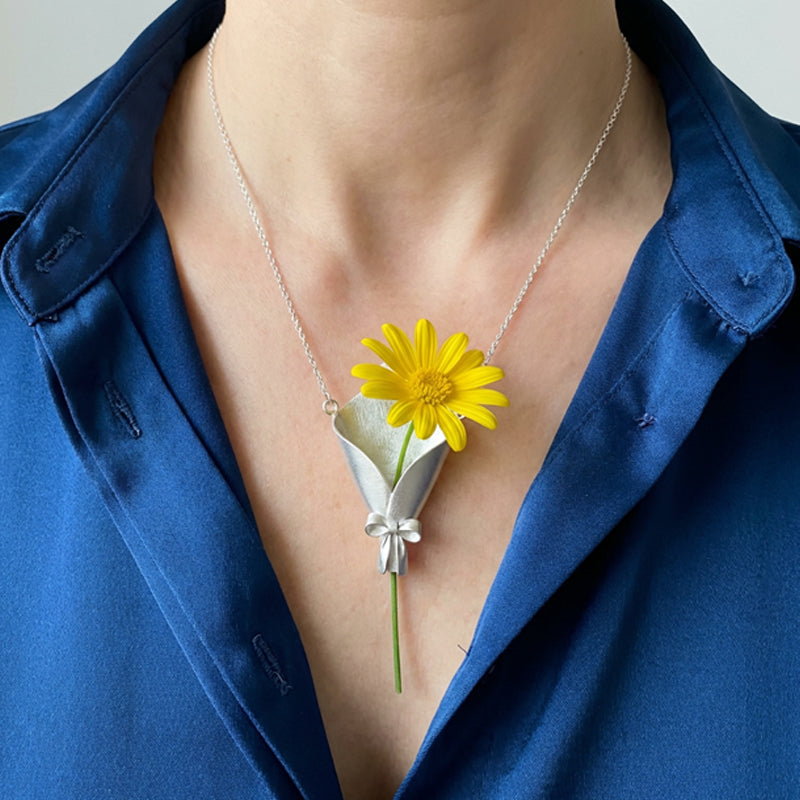 💐 DIY-Blumenstrauß-Halskette 1+1 GRATIS – Für echte Blumen, Hypoallergen & Minimalistisch – Geschenk & Alltag