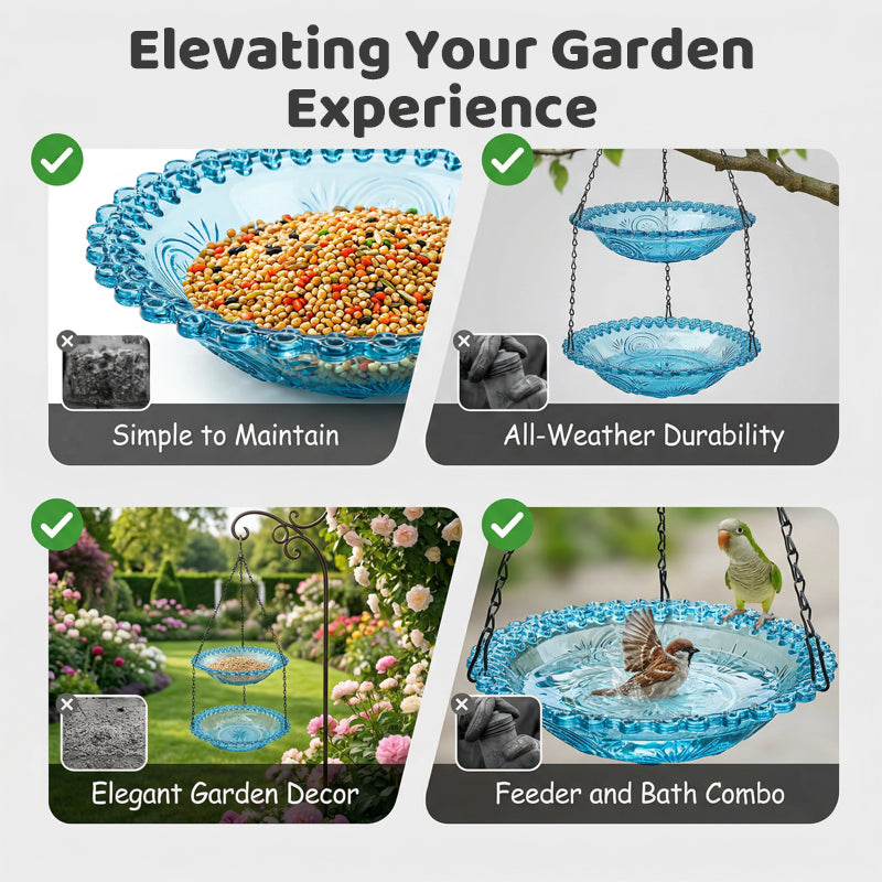 🔥💐 Der Frühjahrs-Bestseller ist zurück – die hängende Vogelbadewanne im Wasserfall-Design⚡ In ganz Europa wurden bereits über 50.000 Stück verkauft – sogar die Vögelchen stehen Schlange, um ein Bad zu nehmen!🐦💧